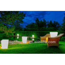 ilumina LED flor olla diseño especial iluminación exterior decorativa polos led vasos plástico